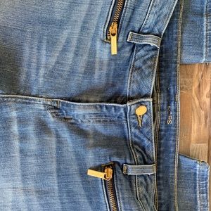 Michael Kors Jeans - Micheal Kors denim gold embellished jeans Michael Kors Jeans - Micheal Kors denim gold embellished jeans